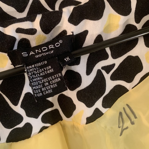 SANDRO Mod Look buttoned Blazer Jacket - Picture 8 of 10